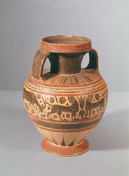 Korintische stijl amphora, c.600 v.Chr.